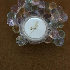 Ladies Swatch Beaded watch.